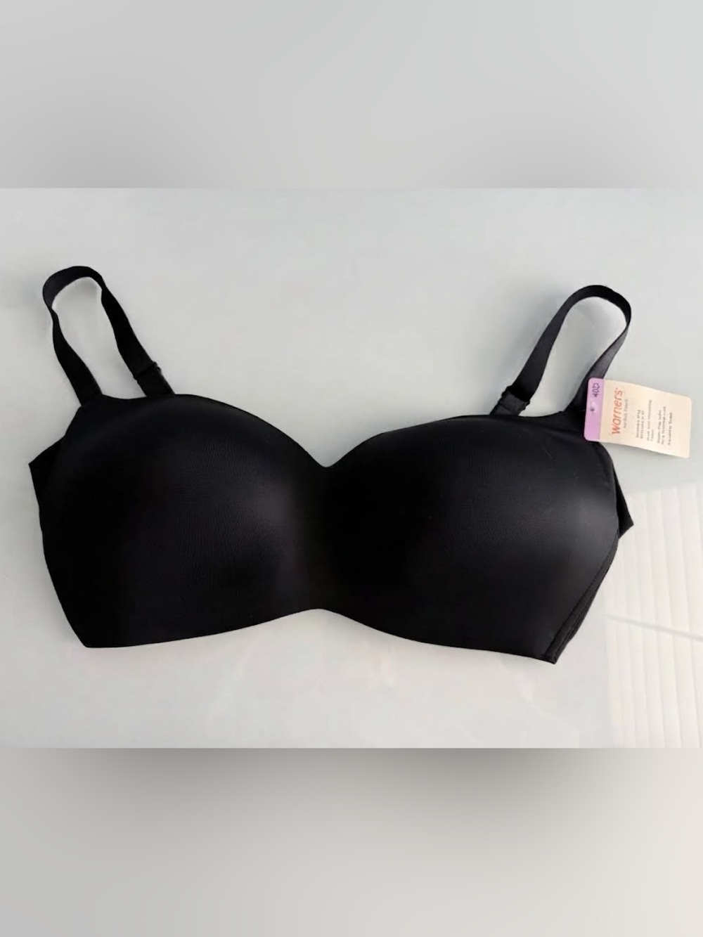Warner's Women's No Side Effects Underarm-Smoothing Wireless Bra Size 40D